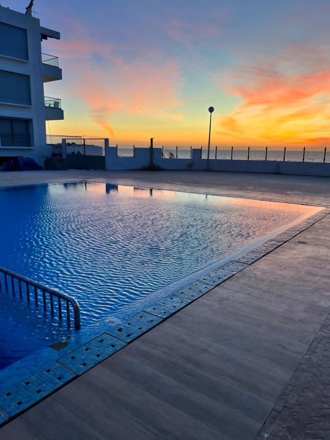 The Blue Pearl-Sensational Beach Apartment In Aourir Agadir Extérieur photo