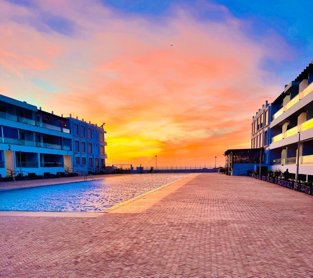 The Blue Pearl-Sensational Beach Apartment In Aourir Agadir Extérieur photo